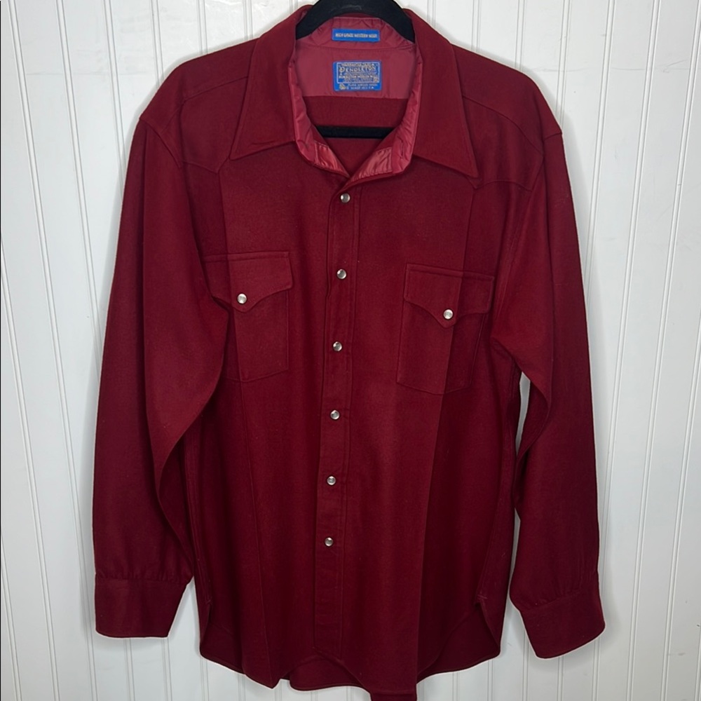 Pendleton Men's Red Dress Shirt
